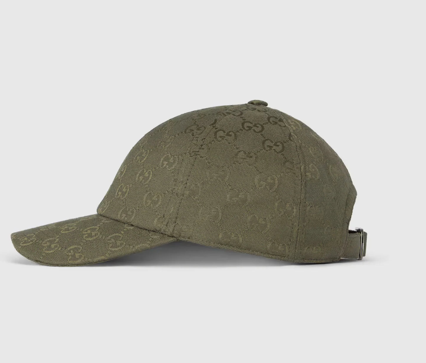 Casquette en toile GG Verte