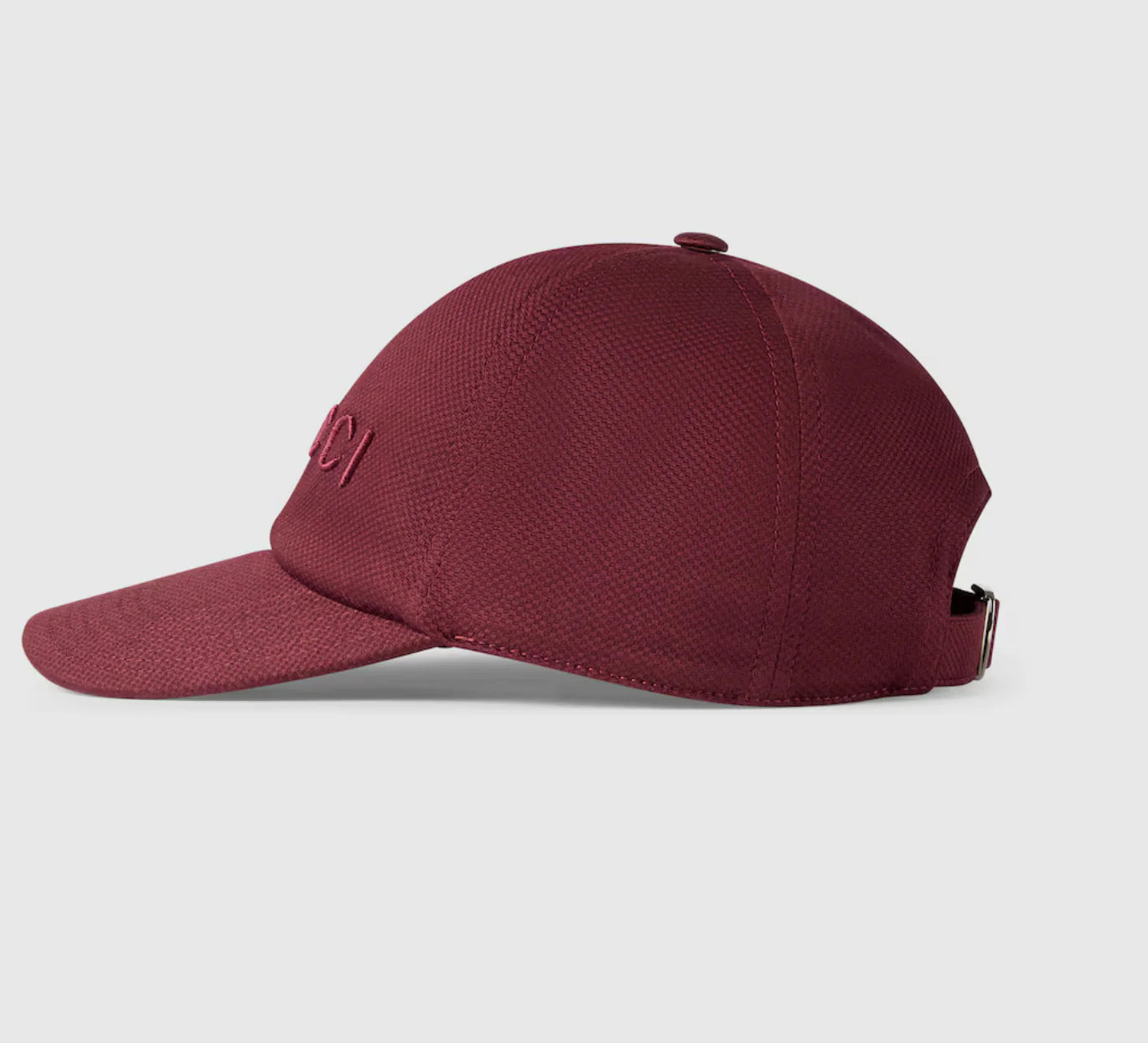Casquette en coton avec broderie Rouge