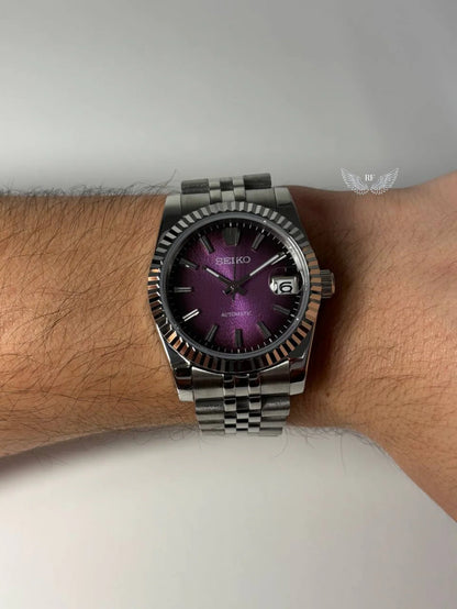 Purple Textured Dial