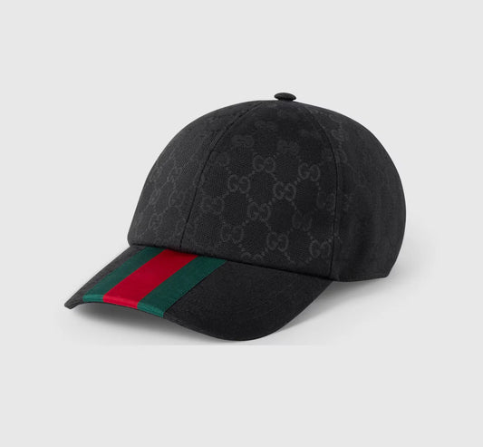 Casquette en toile GG Noir
