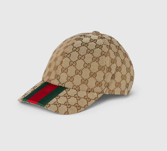Casquette en toile GG Beige
