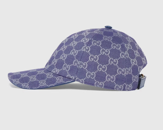 Casquette en toile GG Bleu